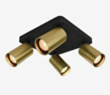 Demet habek mylights paslanmaz usa ram  ampullü  gün ışığı LED ampullü kare hareketli başlıklı  LED spot avize