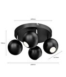 mylights spor led avize hareketli başlık panasonıc gün ışığı ampullü 