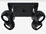 mylights  4lu  siyah  panasonıc hareketli tavan avize modern spor avize led aydınlatma kare avize led aydınlatma 