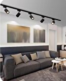 mylights beşli led  2mt ray led spot küre led avize led spot panasonıc ampullü
