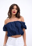 MYTHRIVA  7341 CROP-MAVİ
