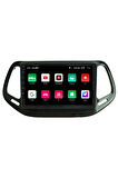 Jeep Compass Android Carplay Navigasyon Multimedya Ekran Teyp 2gb Ram + 32gb Hdd