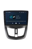 Peugeot 207 Android Carplay Navigasyon Multimedya Ekran Teyp 2gb Ram + 32gb Hdd