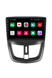 Peugeot 207 Android Carplay Navigasyon Multimedya Ekran Teyp 2gb Ram + 32gb Hdd