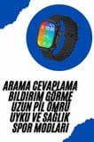Akıllı Saat Sağlık Takibi Kalp Atışı Adımsayar Ultra Yeni Nesil nefes Egzers