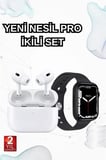 2025 Model Akıllı Saat ve Yeni Nesil Pro Bluetooth Kulaklık TWS Yüksek Ses Kalit