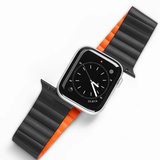 DUX DUCIS Apple Watch 38/40/41MM için Manyetik Zincir Versiyon PU Deri Kayış Kord