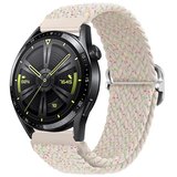 ALLY 22MM Gear S3 Watch 4 -Gt2 GT2E 46MM Japon Tokalı Elastik Kayış Kordon-(5775)
