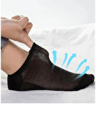 Mab 20 Çift Ekonomik Siyah Beyaz Unisex Pamuklu Patik Çorap