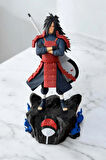 Madara Uchiha 3D SLA Baskı Koleksiyonluk Figür – El Boyamalı, Özel Tasarım