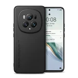 Honor Magic 6 Pro Uyumlu Kılıf Deri Görünümlü Şık Tasarım Hlt-Hide