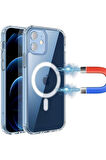 Iphone 11 Kılıf Magsafe Destekli Şeffaf