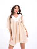 7009 ELBİSE-BEJ