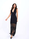 7056 ELBİSE-SİYAH