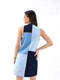 7385 KOT ELBİSE-MAVİ