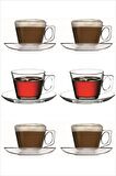 6'lı Vela 80 Cc Cam Espresso Kahve Fincanı Seti Küçük Boy Türk Kahvesi Boyutundadır