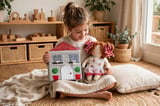 El yapımı tasarım Bebek evi+bebek oyun seti