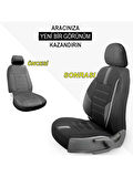 Hyundai İ10 Araçlara Uyumlu Tam Takım Star B Model Oto Koltuk Kılıfı Seti