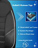Seat İbiza Araçlara Uyumlu Tam Takım Star B Model Oto Koltuk Kılıfı Seti