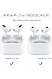 Maxup Airpods Pro / Airpods Pro 2 ile Uyumlu Için Xs,s,l Boyları 3'lü Set Silikon Kulaklık Başlık Yedek Kulakiçi