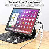 Maxup 60W  Ayırıcı Kablo, Hızlı Şarj Type C Ayırıcı Kablo, Veri Transferi, 2'si 1 Arada Ayırıcı Adaptörü iPhone 15, Macbook, Xbox, Dizüstü Bilgisayar, Tablet, Kulaklık, Telefon (Monitör Için Değildir)