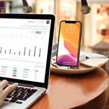 Maxup Laptop Uzatma Standı Çok Fonksiyonlu Braketi Manyetik Emme Cep Telefon Tutucu Bilgisayar
