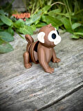  Maymun Oyuncak Zıp Zıp – Muz Peşinde Durmayan Akrobat!🐵🌴🍌🐒 - 3D Hareketli Organik Model - Orta Boy