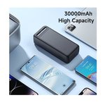 Mcdodo 30000MAH LED Ekranlı Powerbank MC-4442 Siyah 10.5W