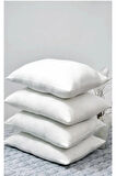 4 Adet Antialerjik 50x70 cm Boncuk Slikon Yastık 900 gr