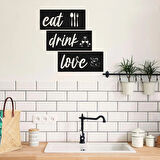 Ebat drink Love mutfak dekoratif dekor tablo