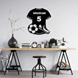 Kişiye özel duvar Futbol ve forma dekor tablo+isim bildiriniz 