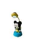 Sarı Yeşil Mickey Mouse Masa Lambası Ve Kalem Açacağı
