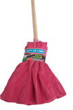 Mega Soft XL Mikrofiber Paspas Büyük Boy Yedek Ucu ve Ahşap Sapı Takım
