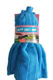 Mega Soft XL Mikrofiber Paspas Büyük Boy Yedek Ucu ve Ahşap Sapı Takım