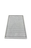 Yerli Üretim Süet Kumaş Gri Renk 34/24Cm 14 Adet Kademeli Çekmece İçi Bileklik Tablası