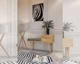 Merlin Mobilya PARİS MODERN PUF BAMBU