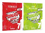 Pruva Akademi 7. Sınıf Türkçe + Fen Bilimleri Sınav Modu Seti 2 Kitap 2023