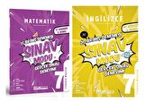 Pruva Akademi 7. Sınıf Matematik + İngilizce Sınav Modu Seti 2 Kitap 2023