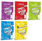 Pruva Akademi 8. Sınıf Matematik Türkçe Fen İnkılap Tarihi İngilizce Deneme Seti 5 Kitap 2023