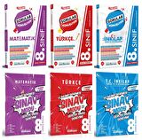 Pruva Akademi 8. Sınıf Matematik + Türkçe + İnkılap Tarihi Soru + Deneme Seti 6 Kitap 2023