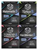 Tudem 8. Sınıf Matematik + Türkçe + Fen + İnkılap 3 Boyut Seti 4 Kitap 2023