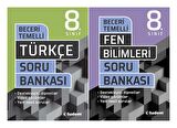 Tudem 8. Sınıf Türkçe + Fen Bilimleri Beceri Temelli Soru Seti 2 Kitap 2023