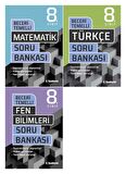 Tudem 8. Sınıf Matematik + Türkçe + Fen Bilimleri Beceri Temelli Soru Seti 3 Kitap 2023
