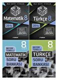 Tudem 8. Sınıf Matematik + Türkçe 3 Boyut + Beceri Soru Seti 4 Kitap 2023