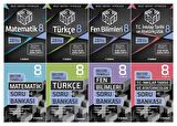 Tudem 8. Sınıf Matematik + Türkçe + Fen + İnkılap 3 Boyut + Beceri Soru Seti 8 Kitap 2023