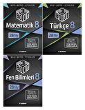 Tudem 8. Sınıf Matematik + Türkçe + Fen Bilimleri 3 Boyut Seti 3 Kitap 2023