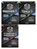 Tudem 8. Sınıf Matematik + Türkçe + İnkılap Tarihi 3 Boyut Seti 3 Kitap 2023