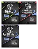 Tudem 8. Sınıf Türkçe + İnkılap Tarihi + Fen Bilimleri 3 Boyut Seti 3 Kitap 2023