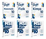 Eğitim Vadisi 2024 10. Sınıf Matematik + Fizik + Kimya Pdf + Soru Seti 6 Kitap