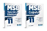 Eğitim Vadisi 2024 11. Sınıf Edebiyat + Coğrafya Soru Bankası Seti 2 Kitap